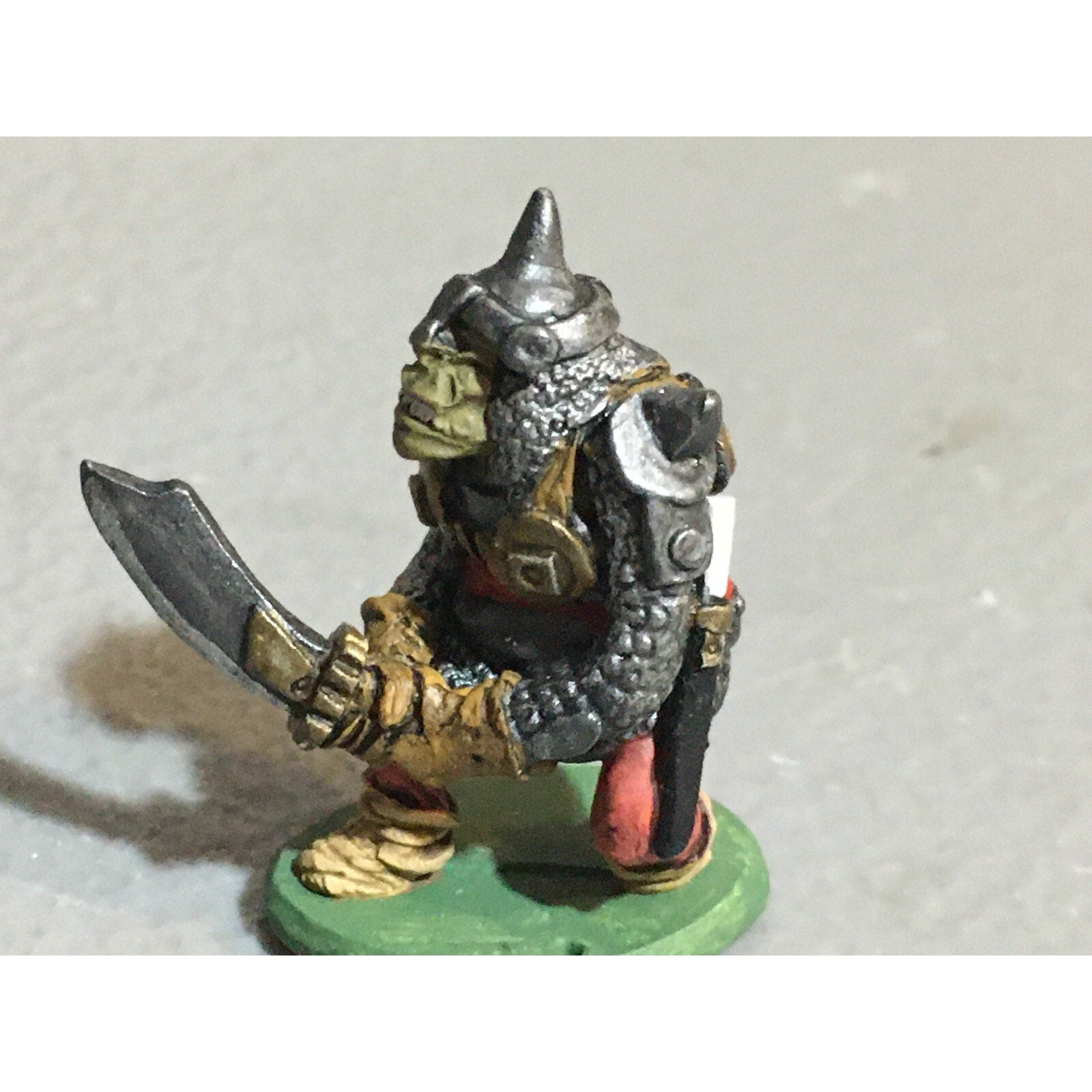 A10082 CITADEL PRE SLOTTA METAL RARE OOP ORC WARRIORS 2 PK WARHAMMER PAINTED