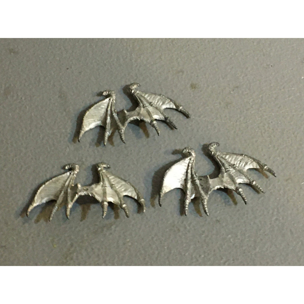 A33850 WARHAMMER 40K TYRANIDS BITS LOT METAL GARGOYLE WINGS 3 PK GW