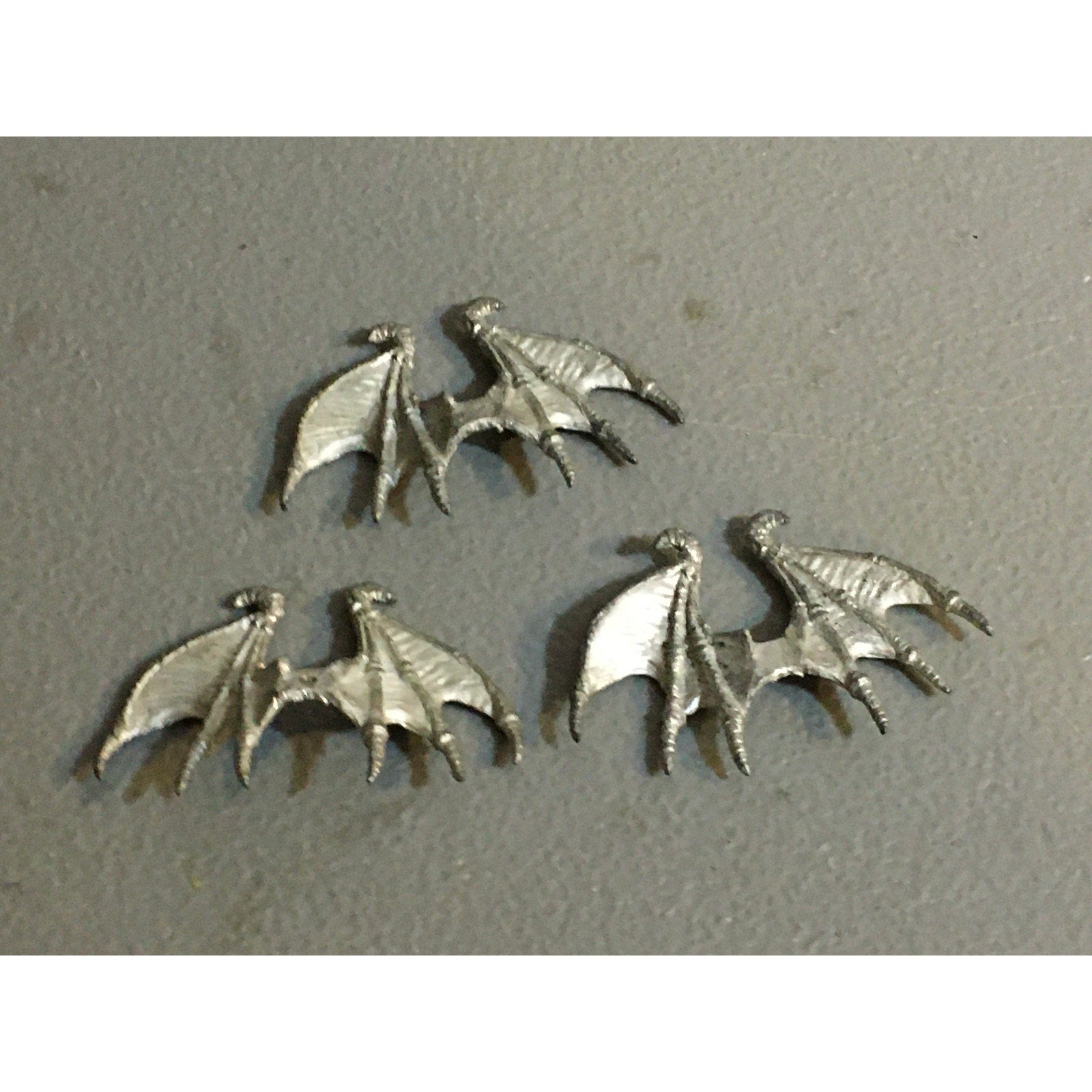 A33850 WARHAMMER 40K TYRANIDS BITS LOT METAL GARGOYLE WINGS 3 PK GW