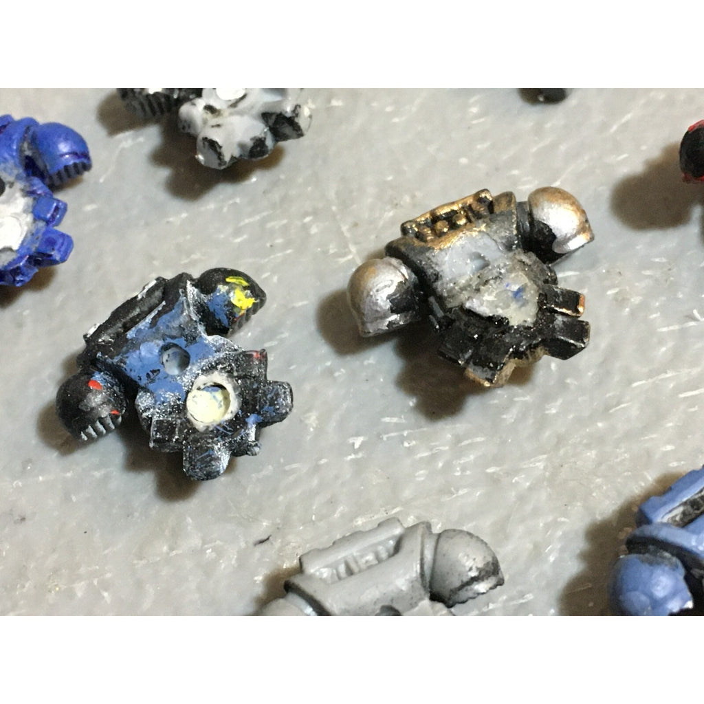 A23260 WARHAMMER 40K SPACE MARINES ROGUE TRADER BITS LOT BACKPACKS SOME CLOGD GW
