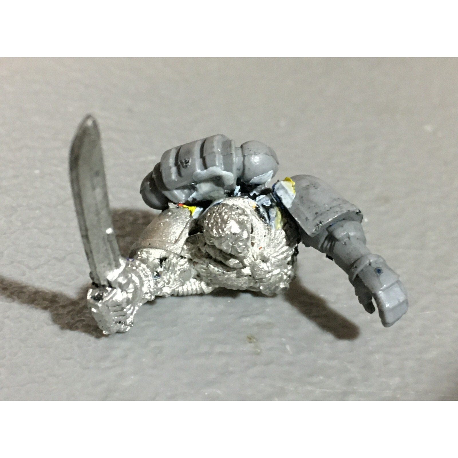 A20736 WARHAMMER 40K METAL SPACE MARINES METAL CAPTAIN ON BIKE OOP BIKER