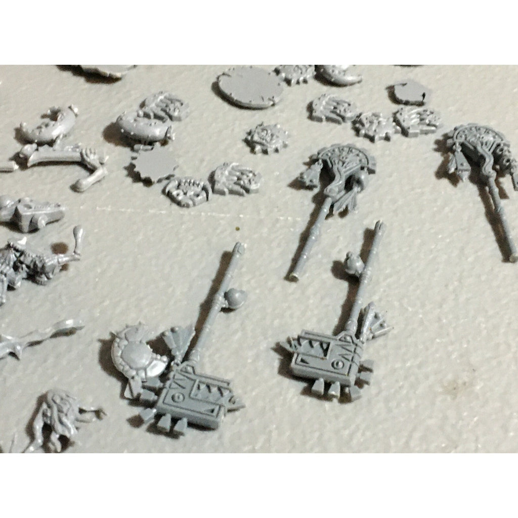 A20847 WARHAMMER FANTASY BITS LOT MIXED HIGH ELVES SKELETONS DRYADS ORCS