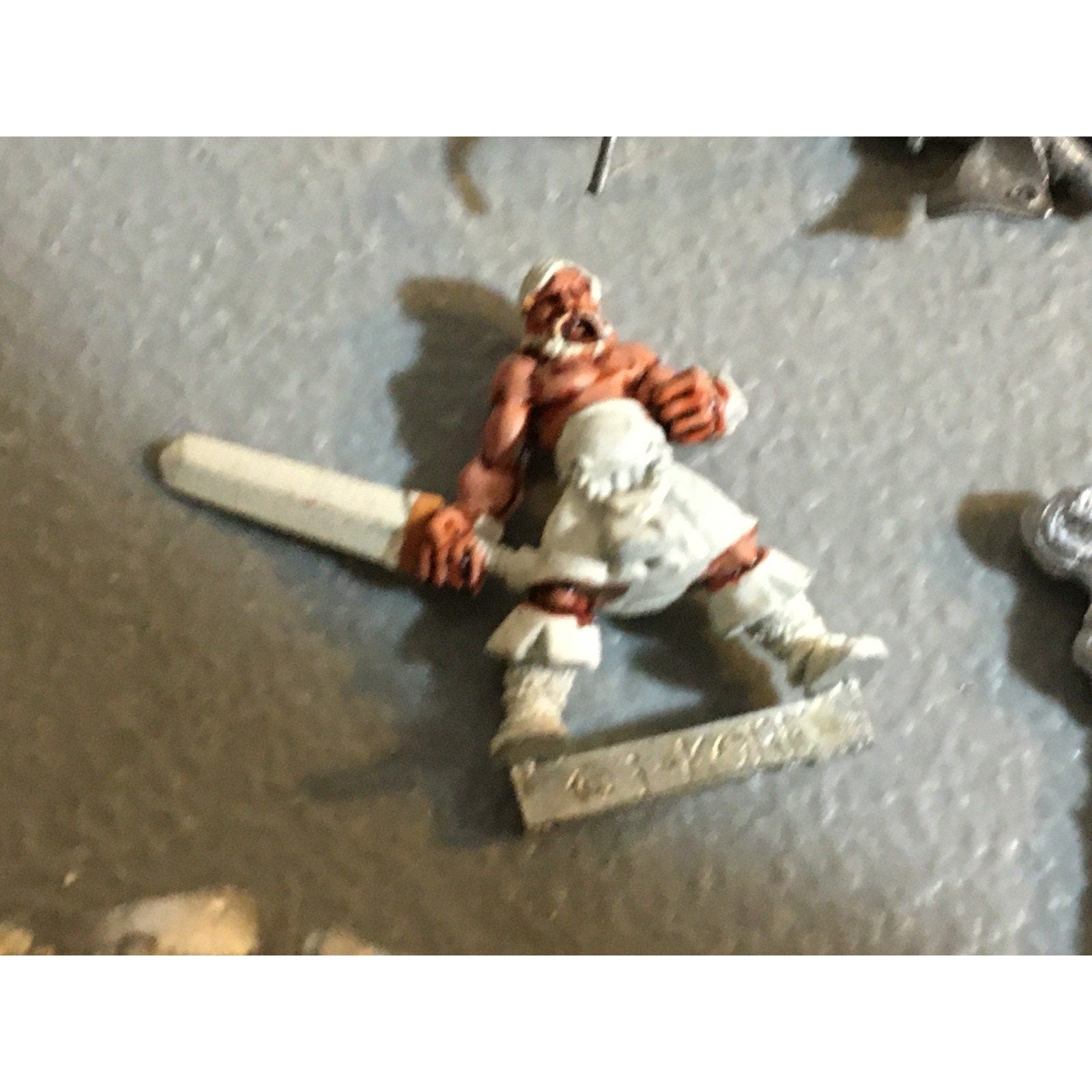 A32529 UNKNOWN METAL MINIATURES INCOMPLETE WARRIOR SOLDIER NINJA