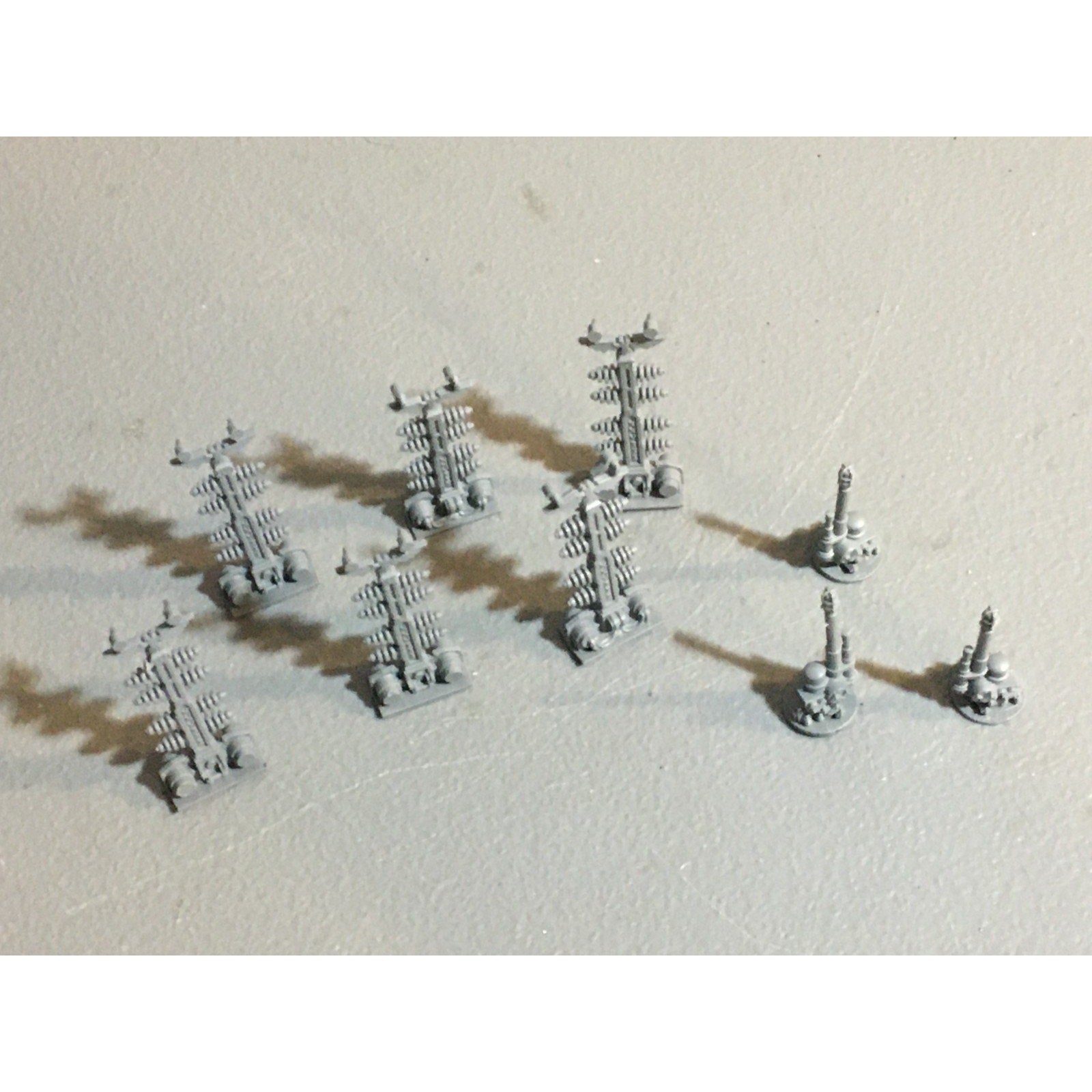 A24507 WARHAMMER 40K SPACE MARINES ENERGY PYLONS 6X + 3 TELEPORT BEACONS GW