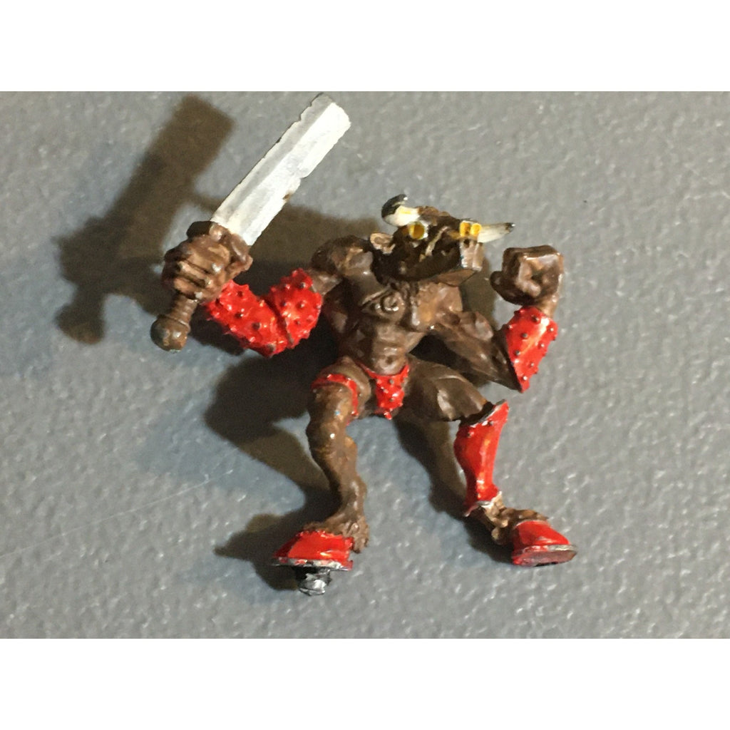 A32951 WARHAMMER FANTASY CHAOS BEASTMEN METAL MINOTAUR LORD DUHERST BUTCHER GW