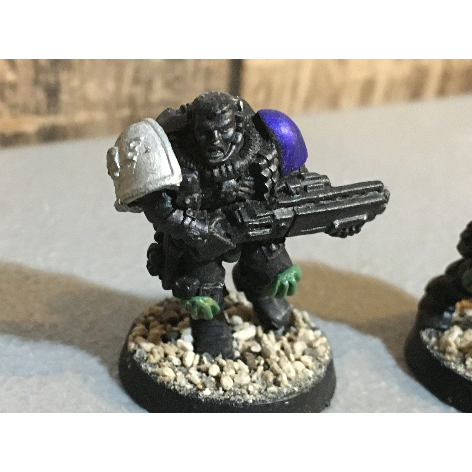 A33812 WARHAMMER 40K SPACE MARINES METAL SCOUT SHOTGUN 2 PK GW GAMES WORKSHOP