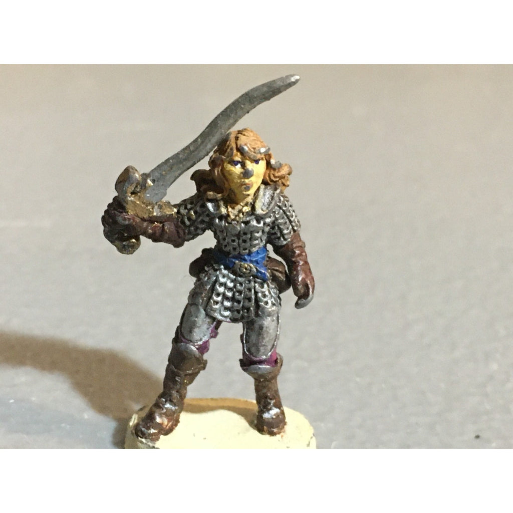 A24861 UNBRANDED METAL TABLETOP OLD OOP D&D FANTASY WARRIORS KNIGHTS MINIATURES