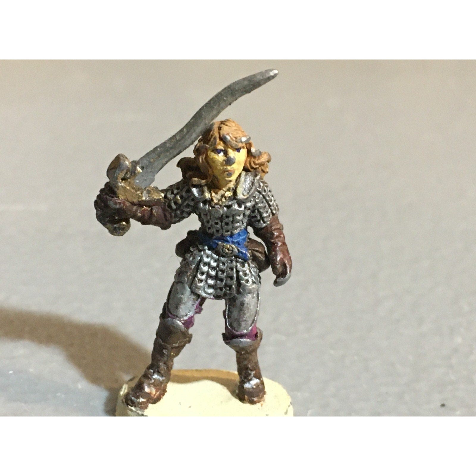 A24861 UNBRANDED METAL TABLETOP OLD OOP D&D FANTASY WARRIORS KNIGHTS MINIATURES