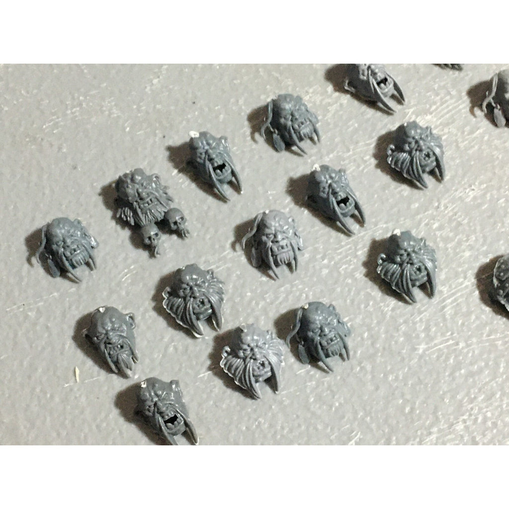 A22591 WARHAMMER FANTASY OGRE KINGDOMS BITS LOT HEADS GAMES WORKSHOP GW