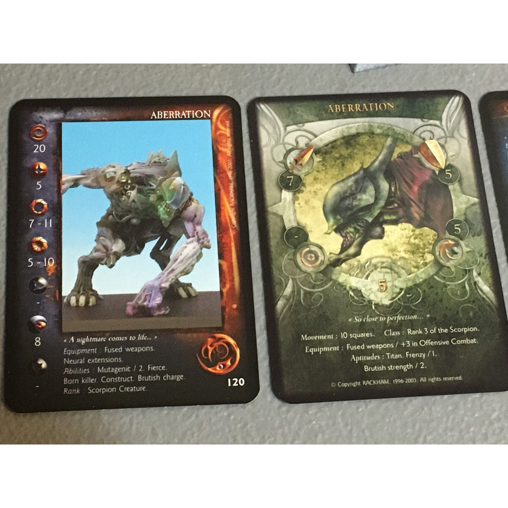 A32709 RACKHAM CONFRONTATION ABERRATION METAL TABLETOP