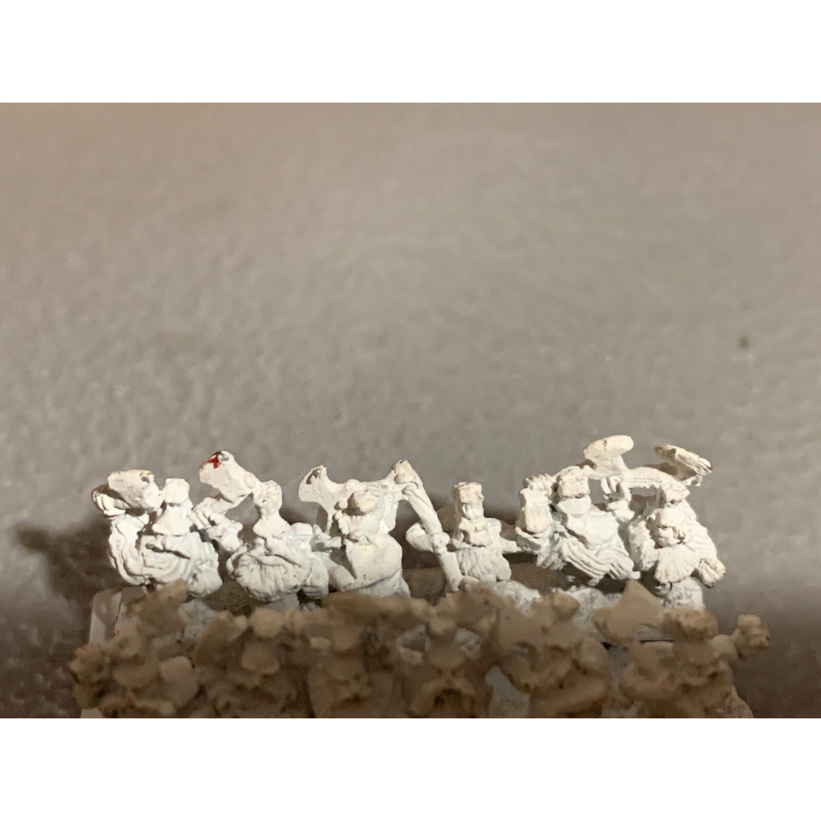 A16658 WARMASTER WARHAMMER DWARF TROLLSLAYERS 6 STANDS METAL GAMES WORKSHOP