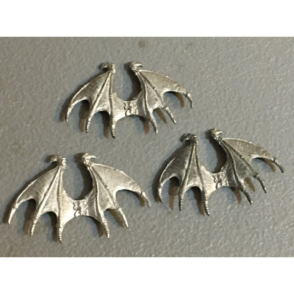 A33852 WARHAMMER 40K TYRANIDS BITS LOT METAL GARGOYLE WINGS 3 PK GW