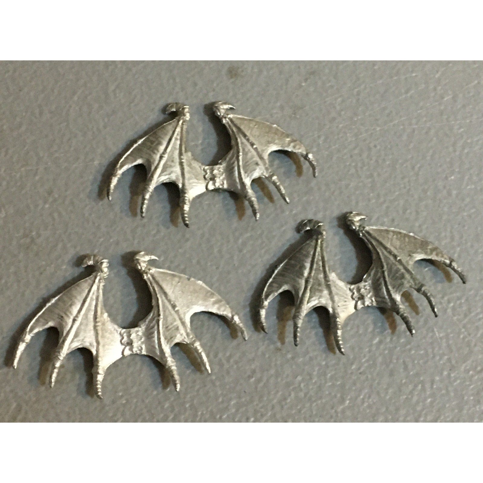 A33852 WARHAMMER 40K TYRANIDS BITS LOT METAL GARGOYLE WINGS 3 PK GW
