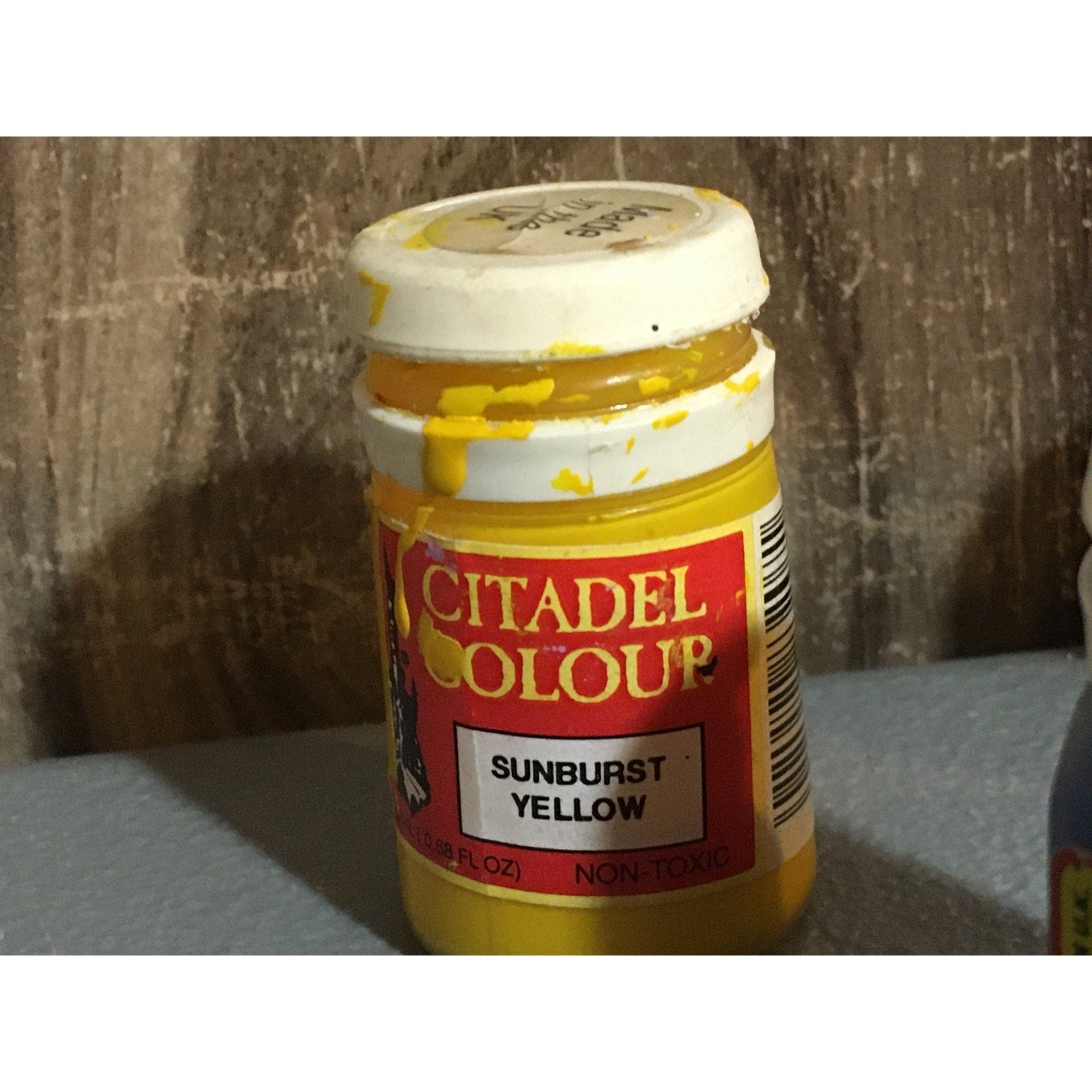 A33432 CITADEL COLOURS USED PAINT POTS 6 PK NO GOOD DRIED OOP GAMES WORKSHOP