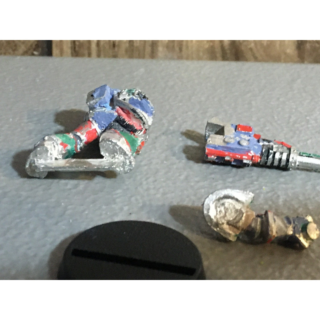 A31168 WARHAMMER 40K CHAOS SPACE MARINES METAL HAVOC W LASCANNON GW