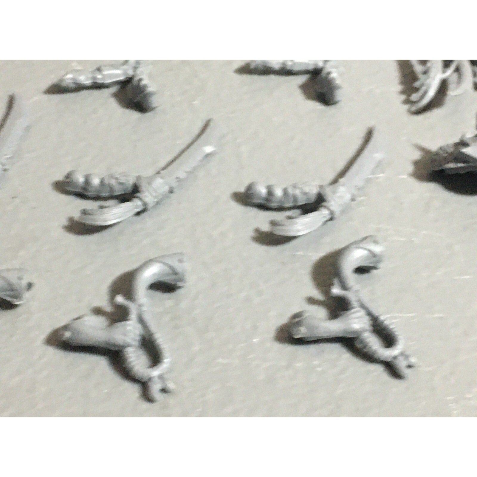 A22629 WARHAMMER FANTASY ORCS & GOBLINS BITS LOT GOBLIN WOLF RIDER ARMS GW