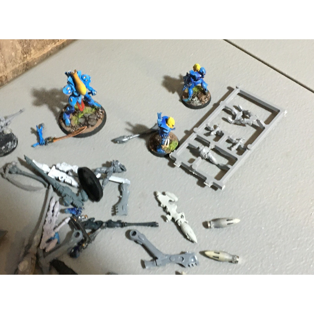 A20100 WARHAMMER 40K ELDAR CRAFTWORLDS BITS LOT CANNON TURRET GUARDIAN WRAITH