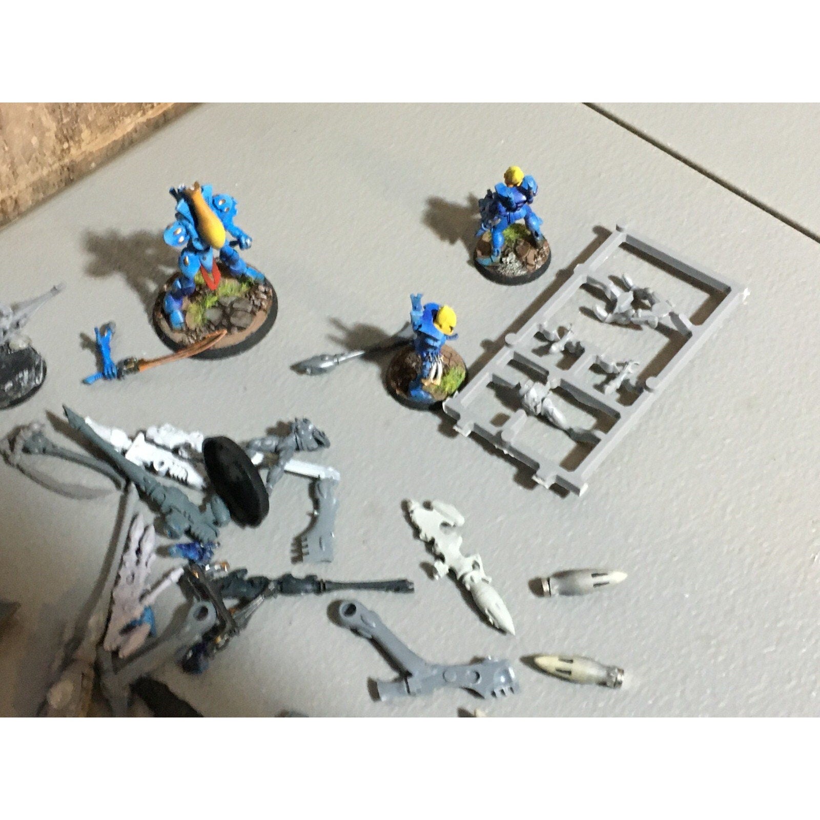 A20100 WARHAMMER 40K ELDAR CRAFTWORLDS BITS LOT CANNON TURRET GUARDIAN WRAITH