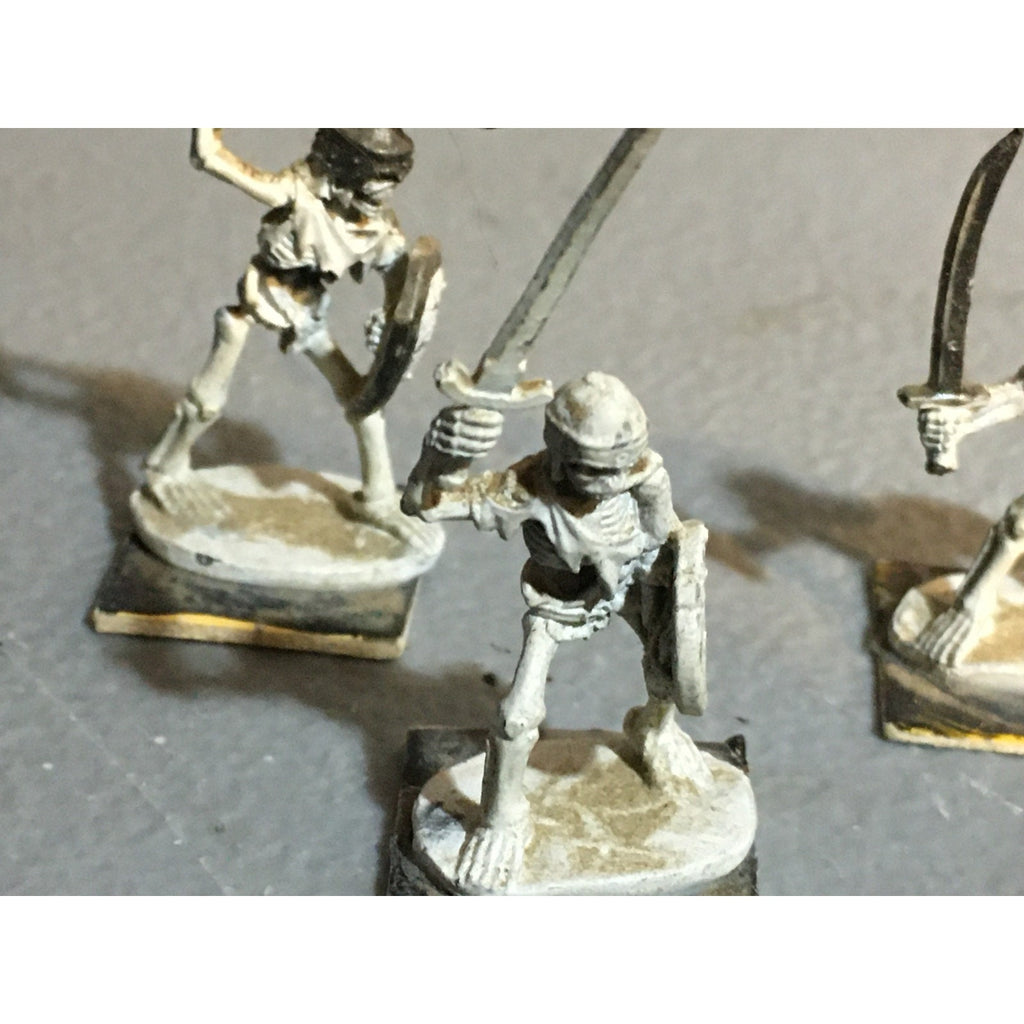 A32376 RAL PARTHA METAL MINIATURES SKELETON WARRIOR 3 PK TABLETOP WAR GAMES