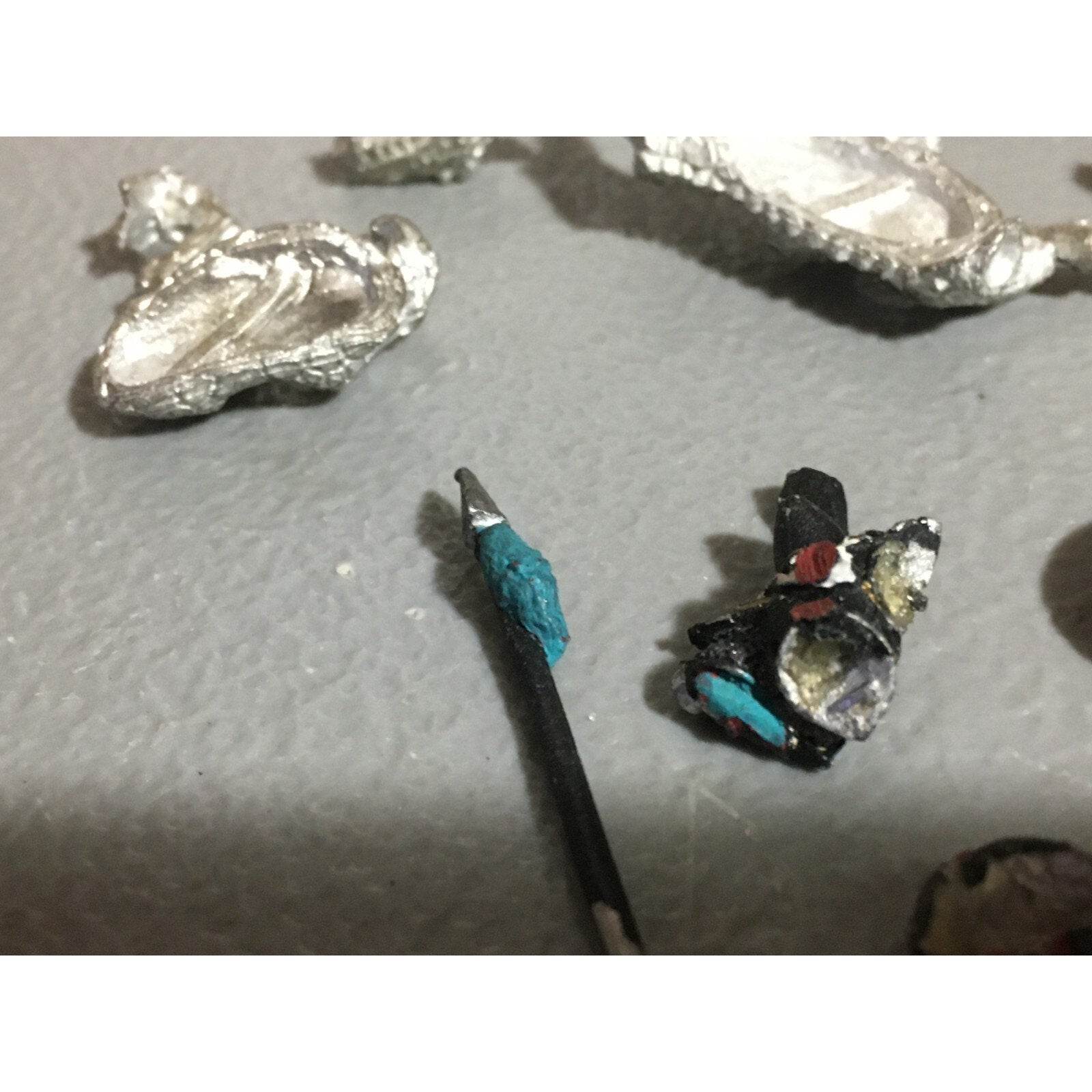 A20378 WARHAMMER FANTASY DARK ELVES METAL COLD ONE KNIGHT NO TAIL