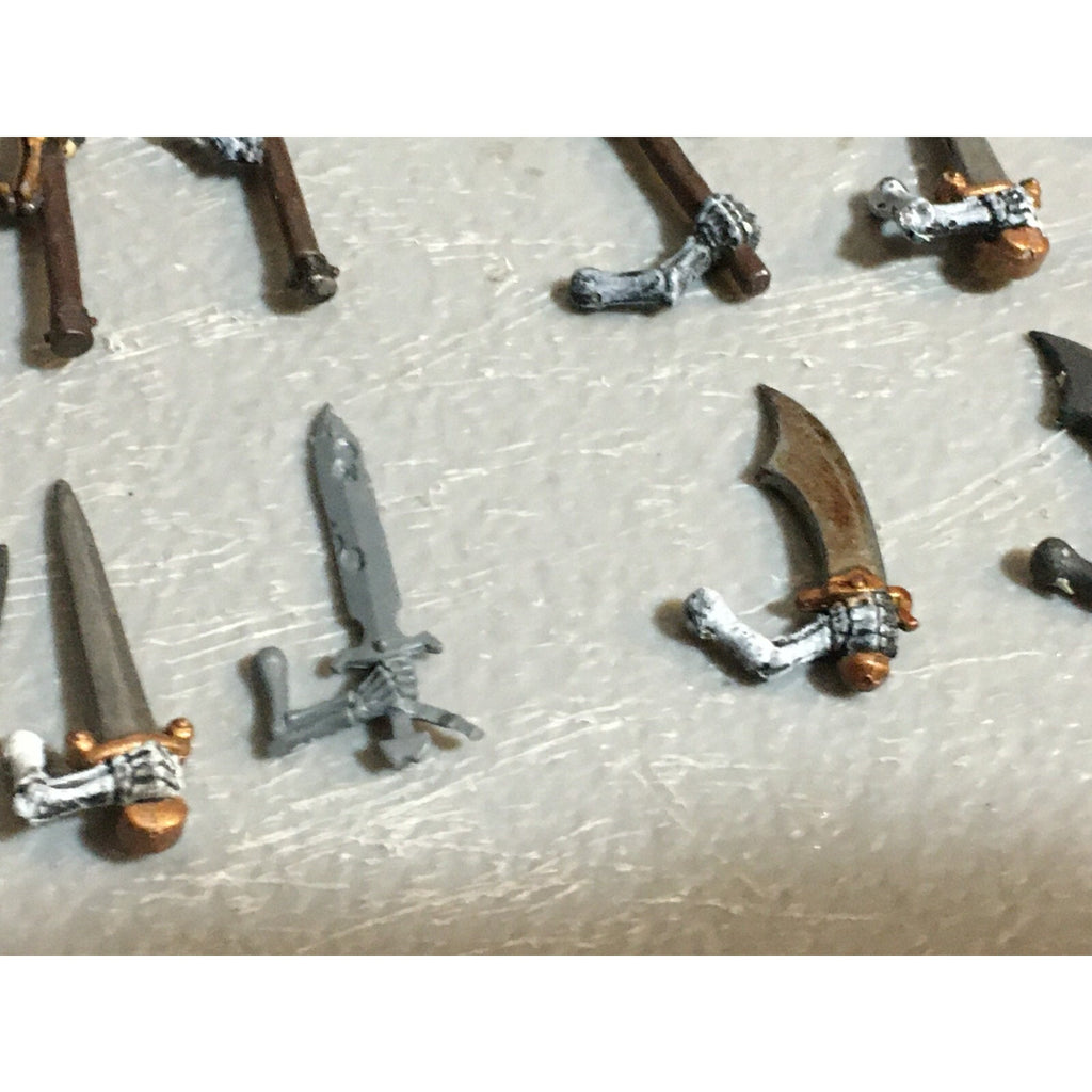 A23229 WARHAMMER FANTASY UNDEAD VAMPIRE COUNTS BITS LOT SKELETON ARMS HEADS GW