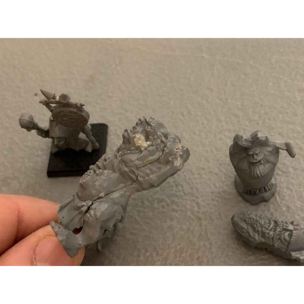 A23315 WARHAMMER FANTASY AOS ORCS GOBLINS SKULL PASS BITS LOT INCOMPLETE TROLL