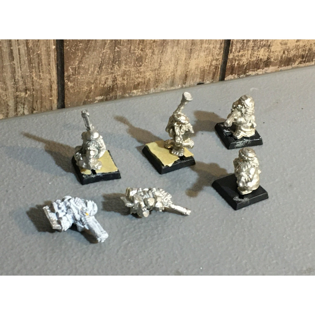 A30723 WARHAMMER AOS FANTASY MARAUDER DWARFS METAL THUNDERER 6 PK GW
