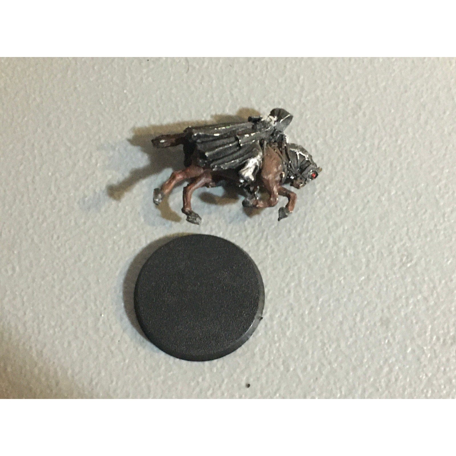 A31077 LOTR LORD OF RINGS GW GAMES WORKSHOP METAL MOUNTED RINGWRAITH NO SWORDARM
