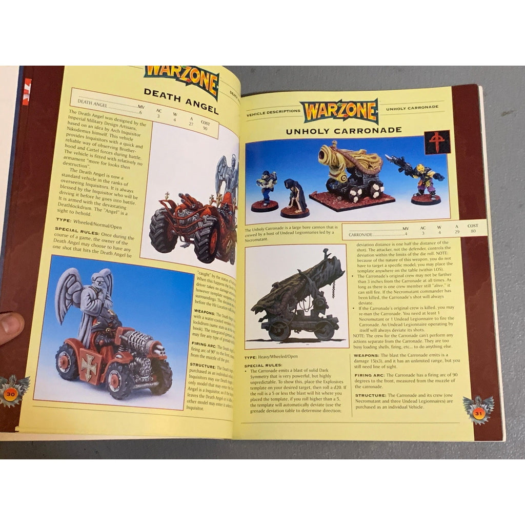 A31649 WARZONE MUTANT CHRON HHG ARMY BOOK PLAYED COMPENDIUM VOL. 2 BEASTS OF WAR