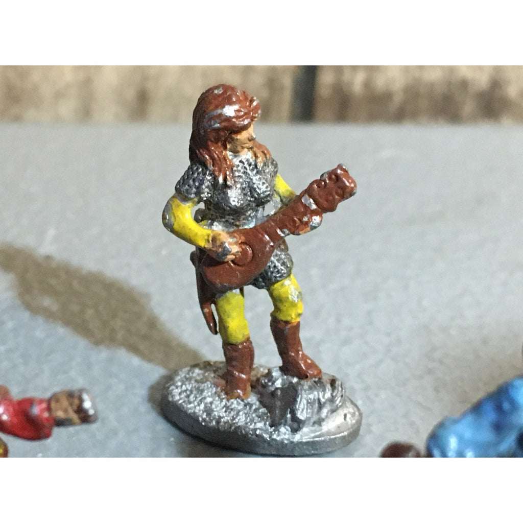 A32863 TSR METAL MINIATURES UNKNOWN HUMAN 4 PK BARD PIRATE HOBBIT