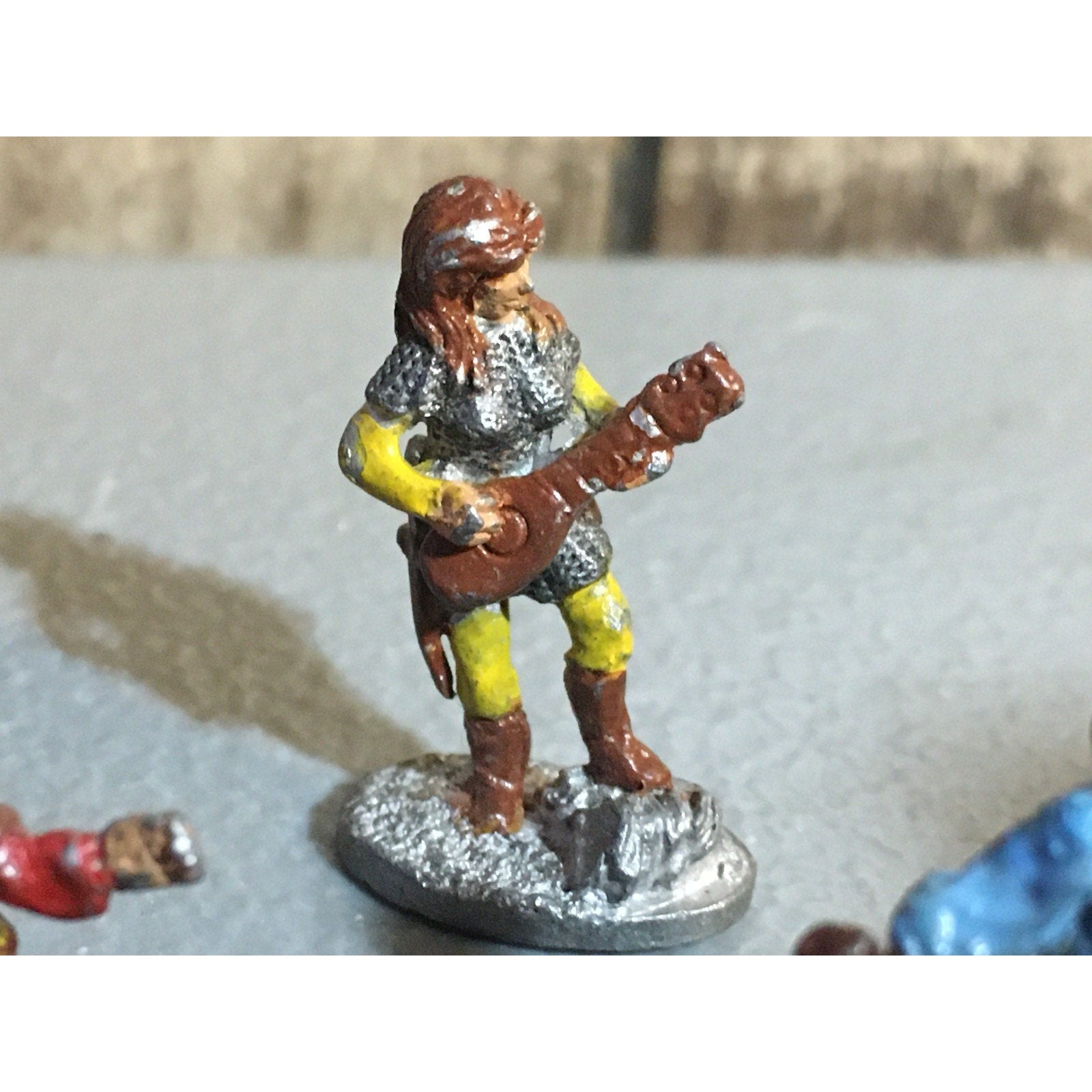 A32863 TSR METAL MINIATURES UNKNOWN HUMAN 4 PK BARD PIRATE HOBBIT