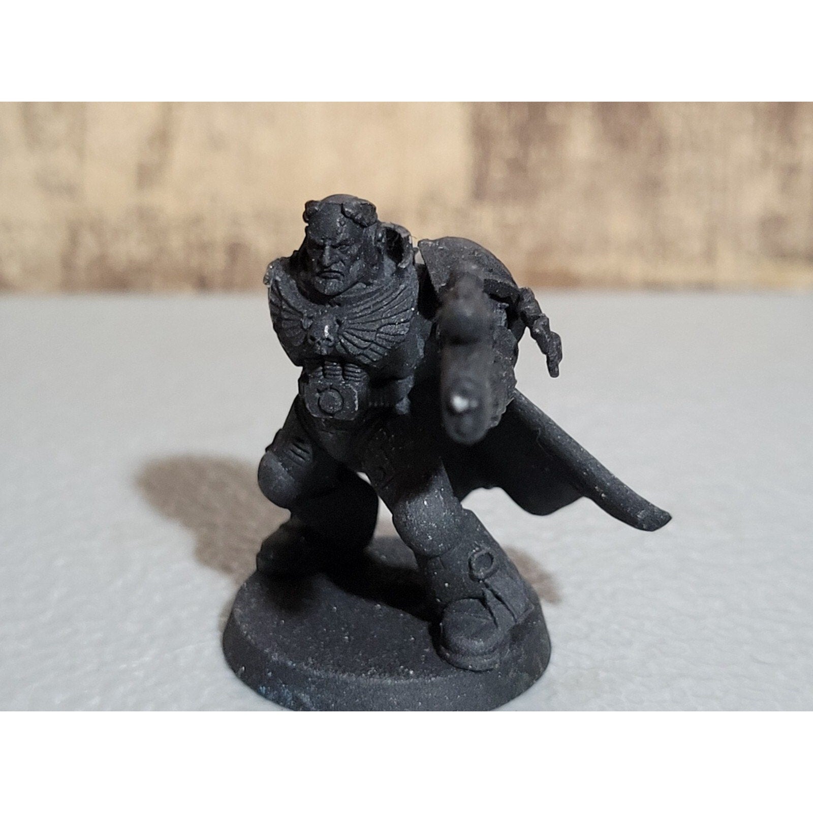 A18417 WARHAMMER 40K SPACE MARINES CAPTAIN LIEUTENANT CUSTOM MISS BACKPACK