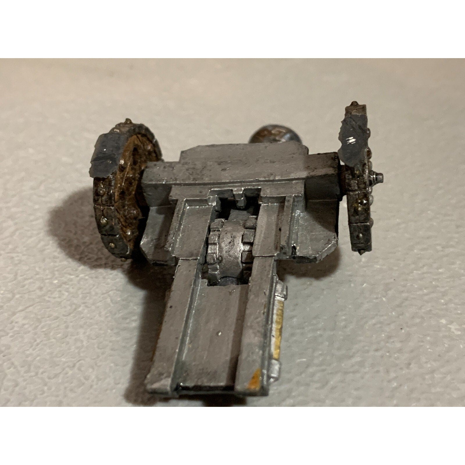 A16892 UNKNOWN MINIATURE TABLETOP WARGAMES CANNON ARTILLERY PLASTIC