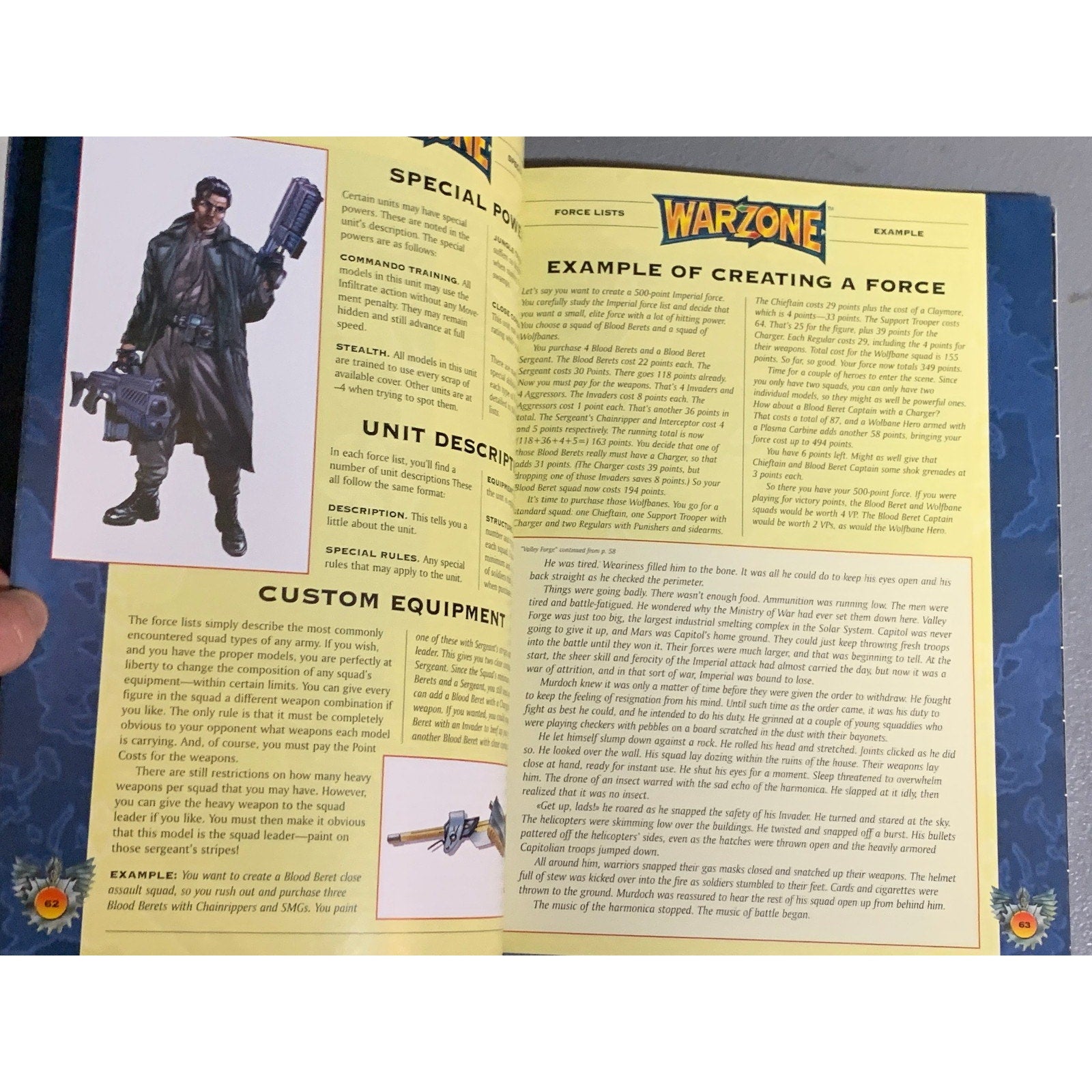 A31654 WARZONE MUTANT CH HHG ARMY BOOK PLAYED FAST AND FURIOUS MINIATURES BATTLE
