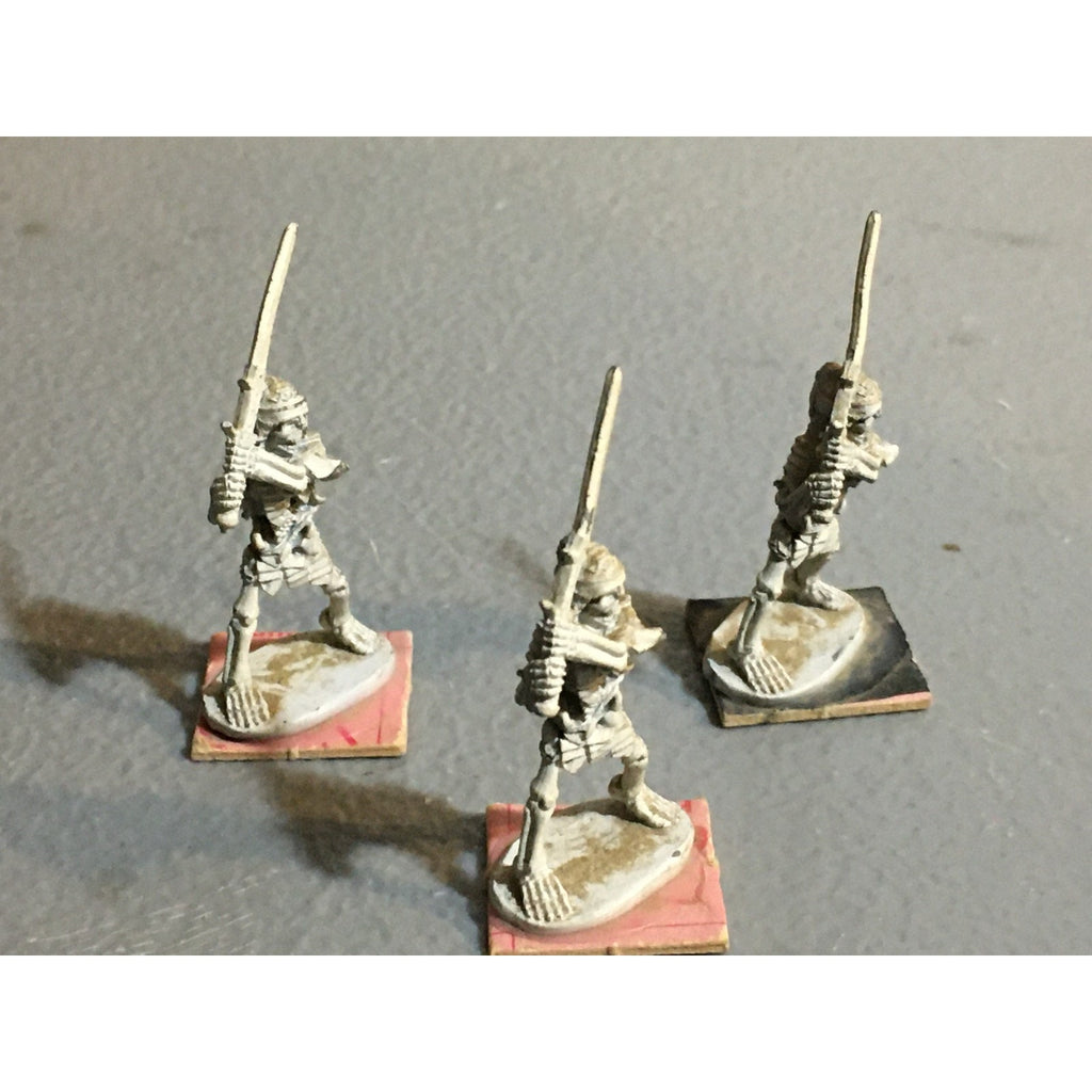 A32384 RAL PARTHA METAL MINIATURES SKELETON WARRIOR KNIGHT 3 PK TABLETOP WAR