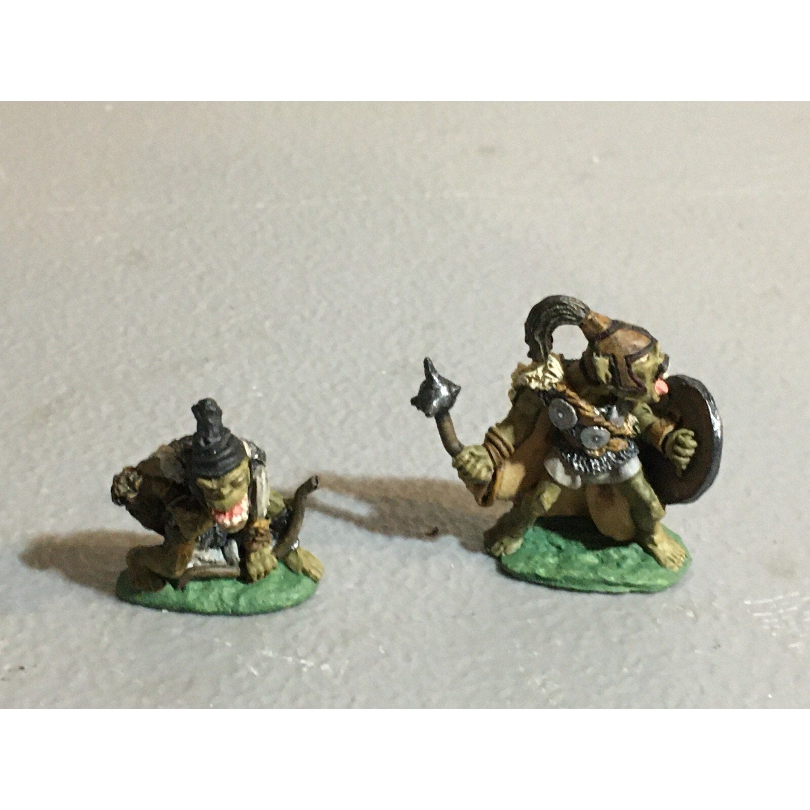 A9779 CITADEL PRE SLOTTA METAL RARE OOP ORCS BODYGUARD & ARMOURED PAINTED