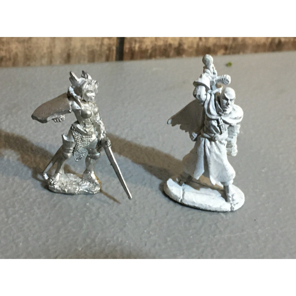 A34011 REAPER MINIATURES METAL WIND ZENITH MONK & YVONNE WARMAIDEN TABLETOP RPG