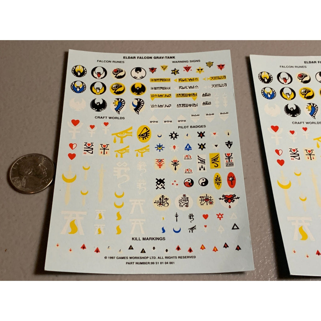 BAGB TRANSFERS ELDAR FALCON GRAV-TANK TRANSFER SHEET WARHAMMER 40K
