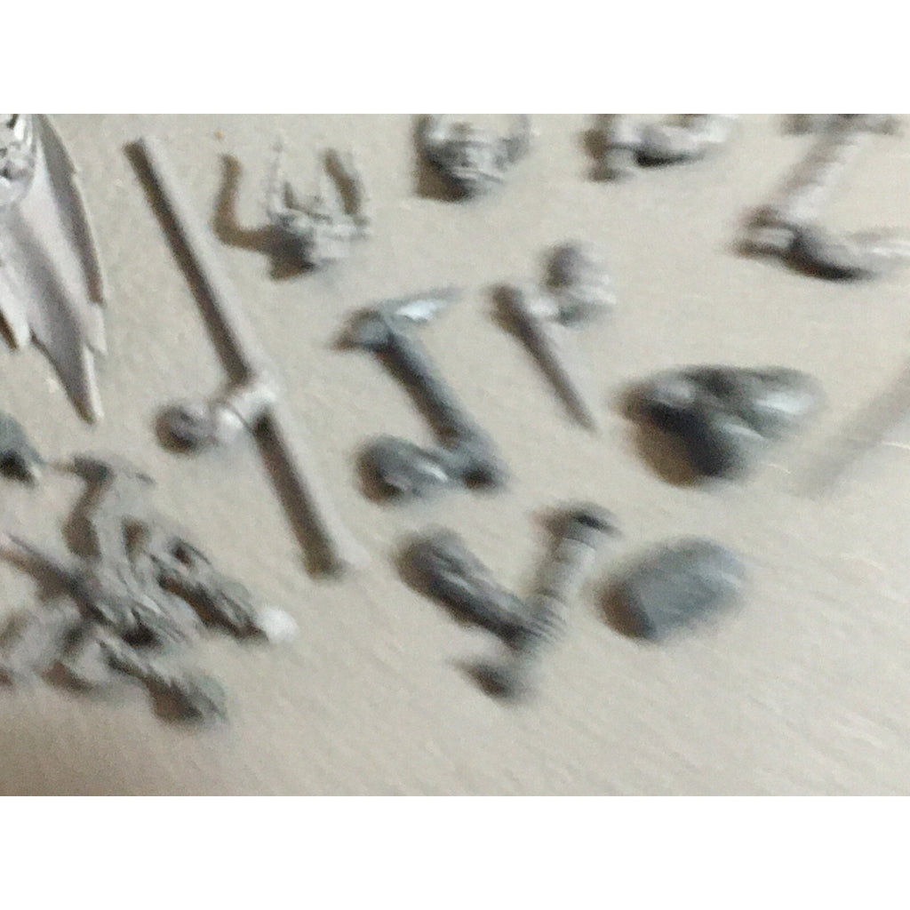 A22182 WARHAMMER FANTASY CHAOS MORTALS BITS LOT MIXED MARAUDER COMMAND & ARMS GW