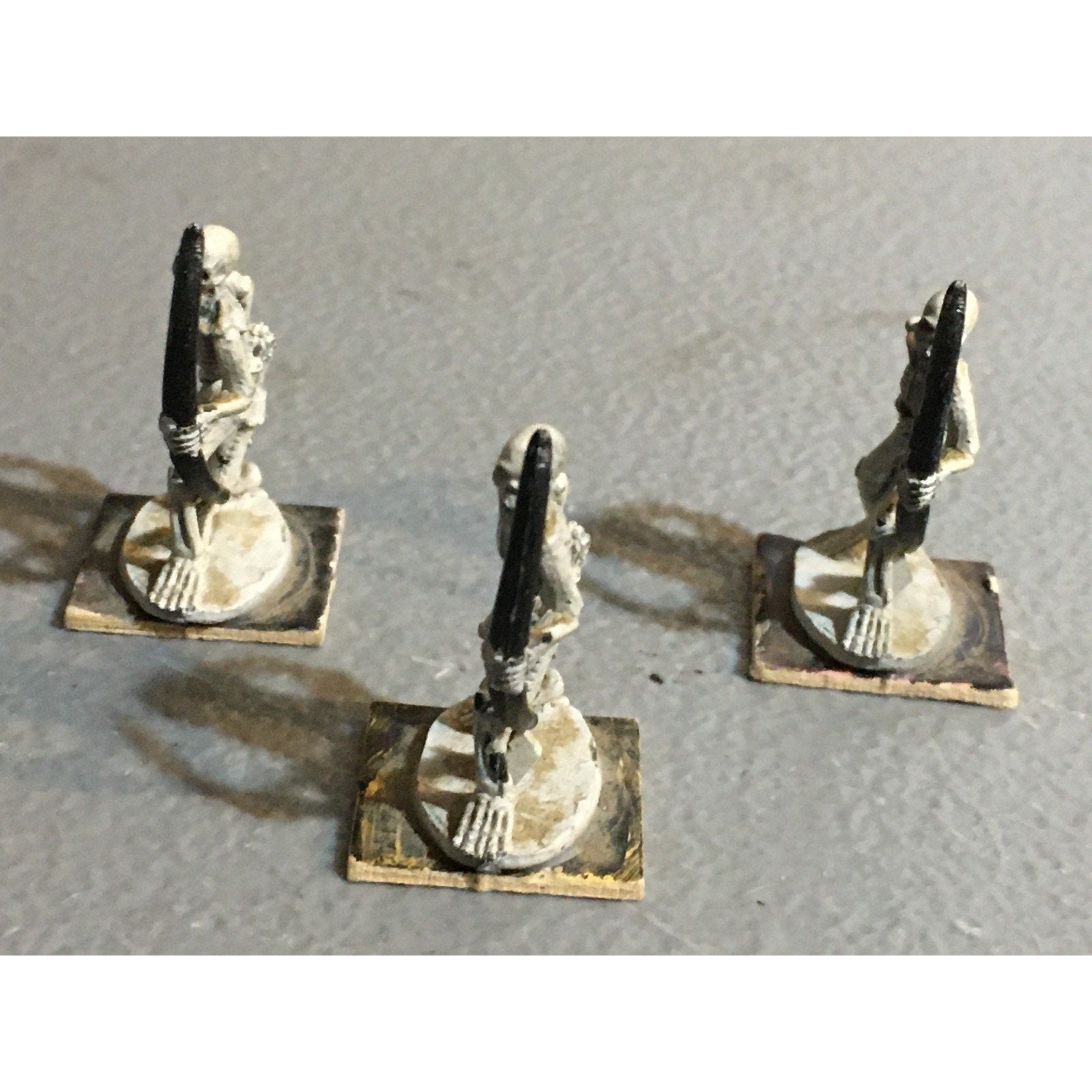A32374 RAL PARTHA METAL MINIATURES SKELETON ARCHER 3 PK TABLETOP WAR GAMES