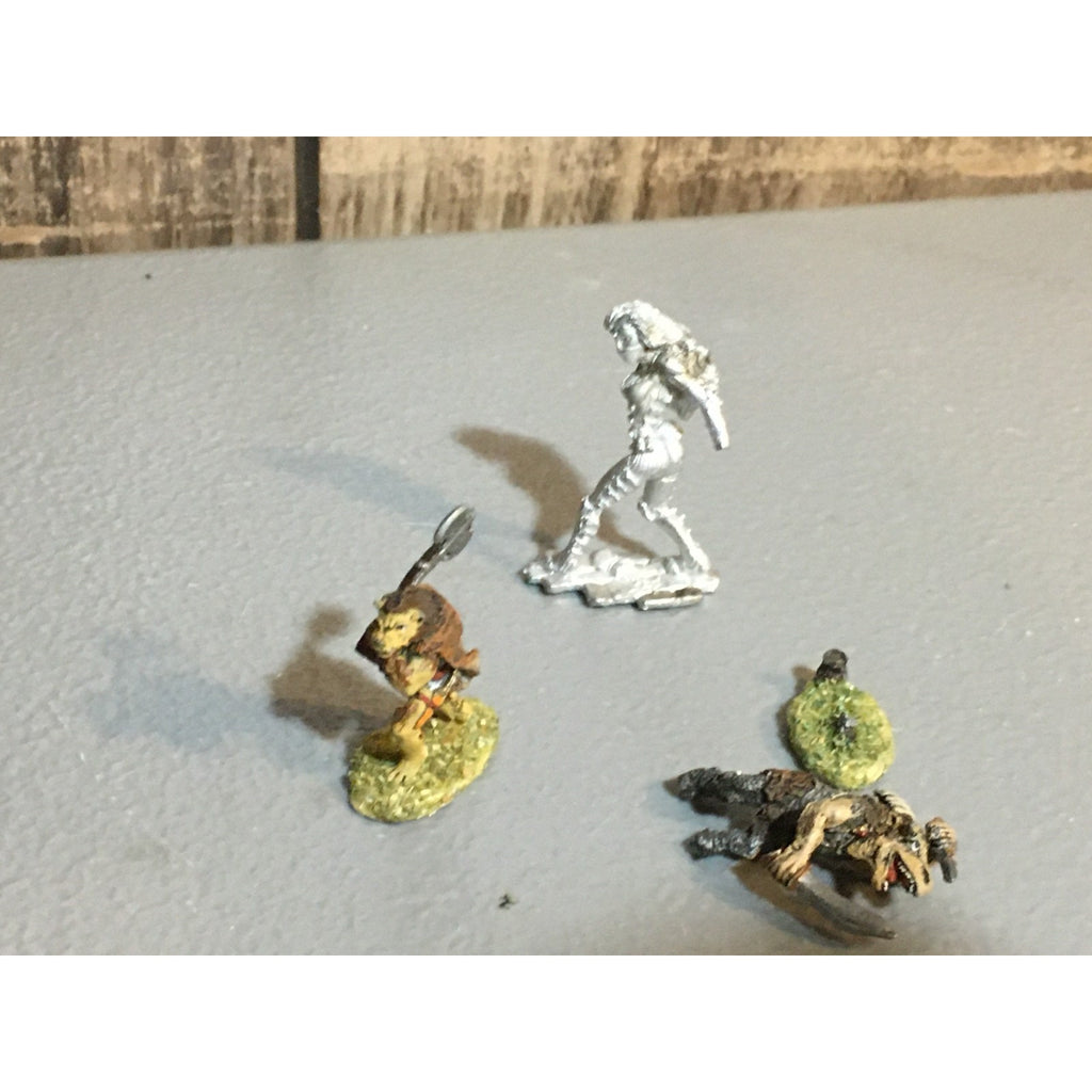 A24877 UNKNOWN METAL MINIATURES TABLETOP WARGAMES 3 PK FANTASY GNOLL MONSTER