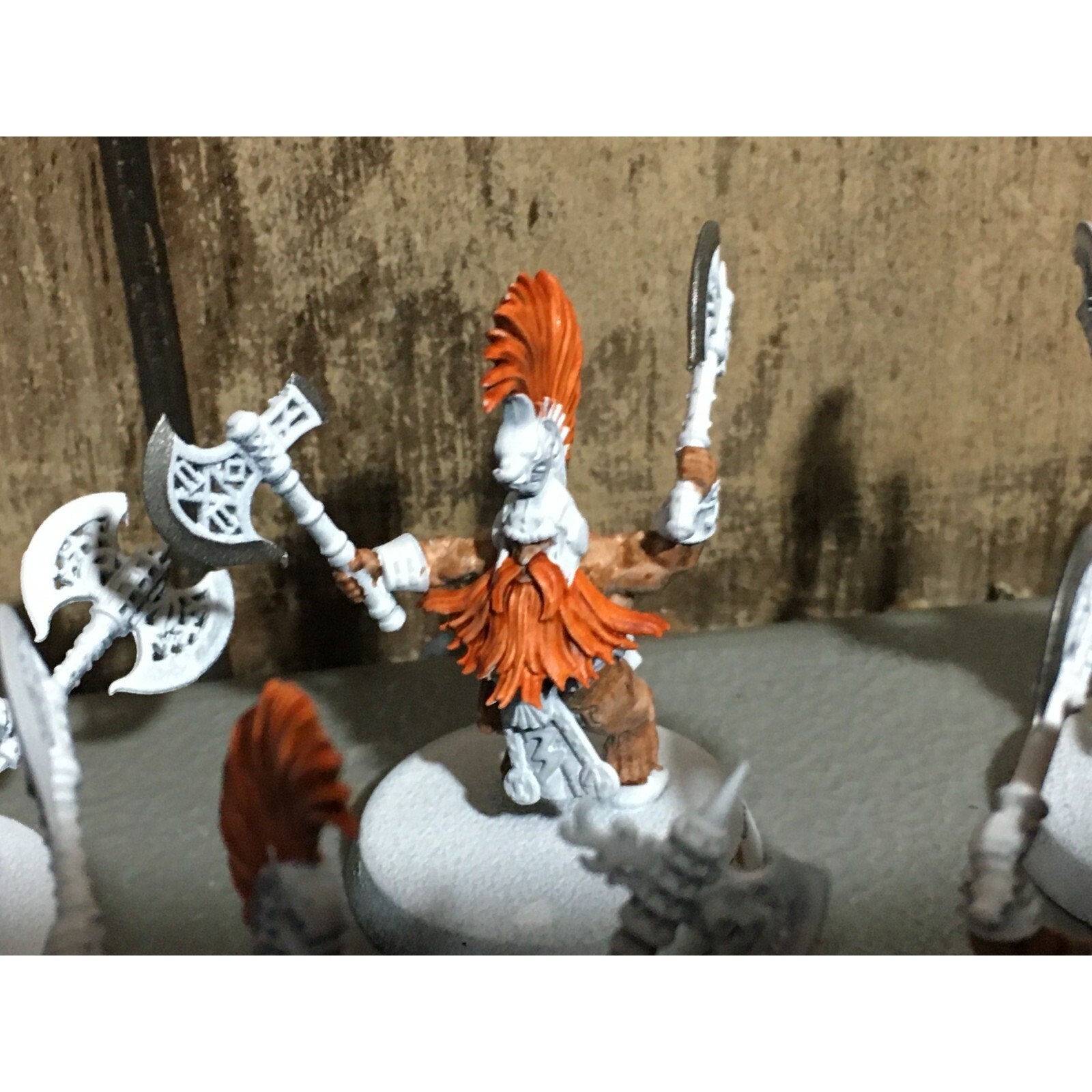 A20181 WARHAMMER FANTASY AOS FYRESLAYERS VULKITE BERZERKERS 10 PK PRIMED