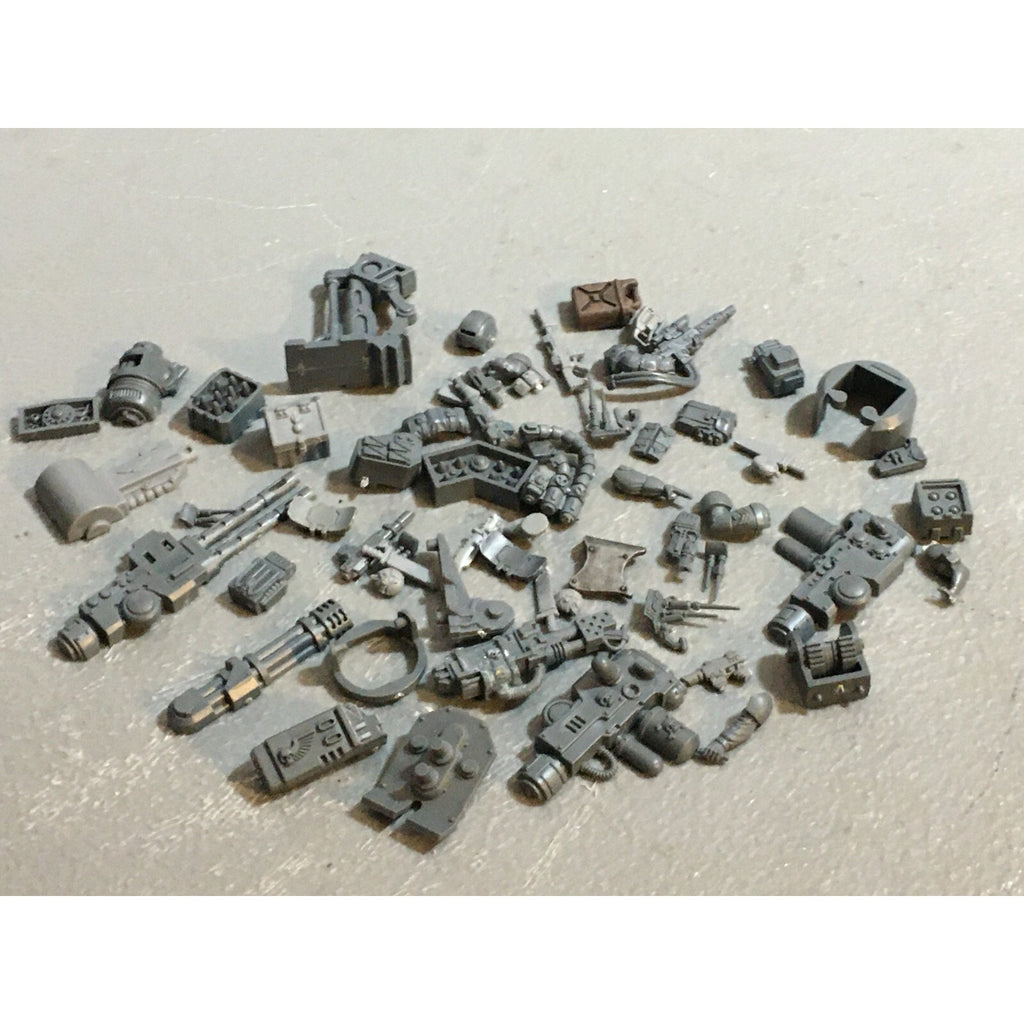 A20138 WARHAMMER 40K IMPERIAL GUARD ASTRA MILITARUM BITS LOT VEHICLE ARMS GUNS