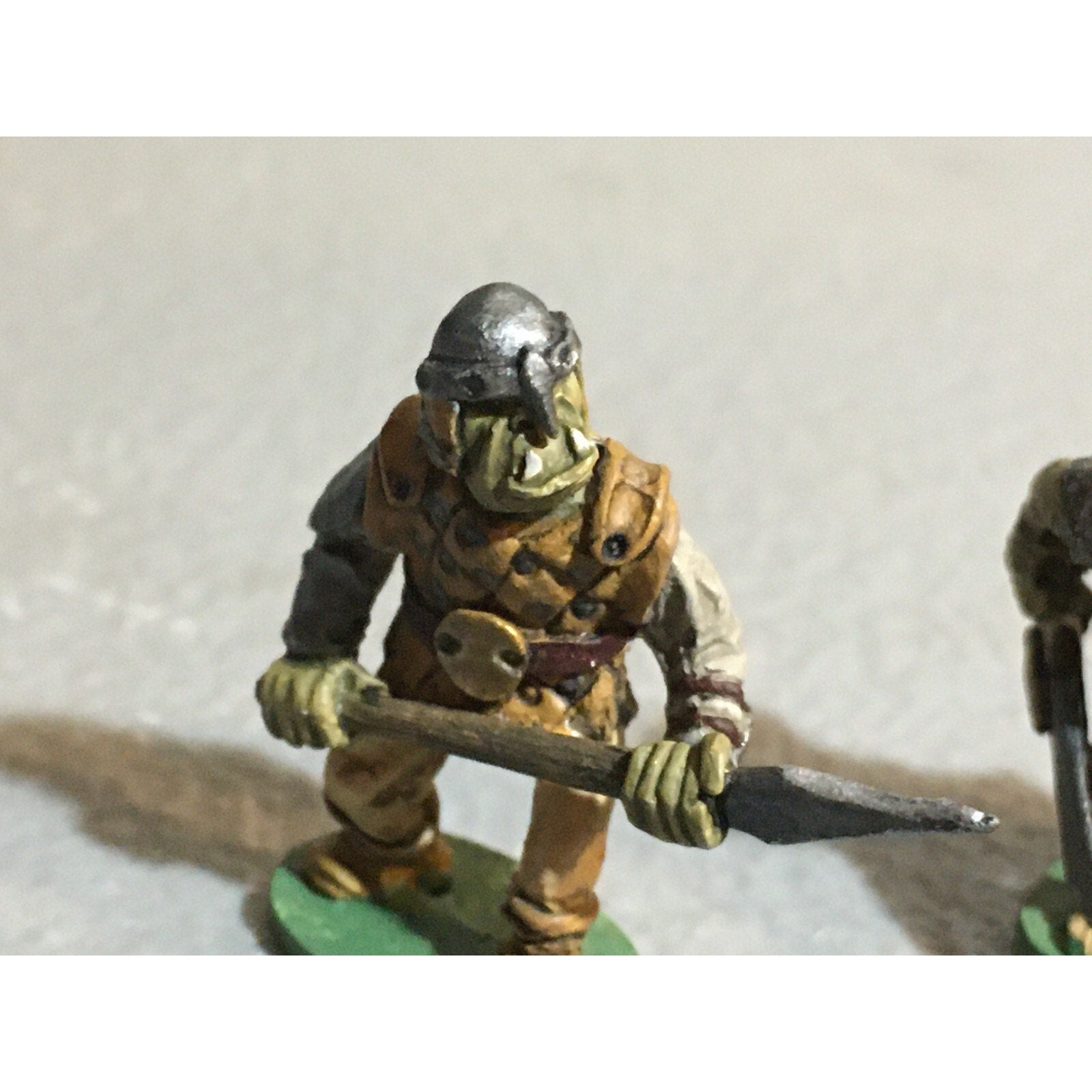 A10085 CITADEL PRE SLOTTA METAL RARE OOP ORC WARRIORS 2 PK WARHAMMER PAINTED