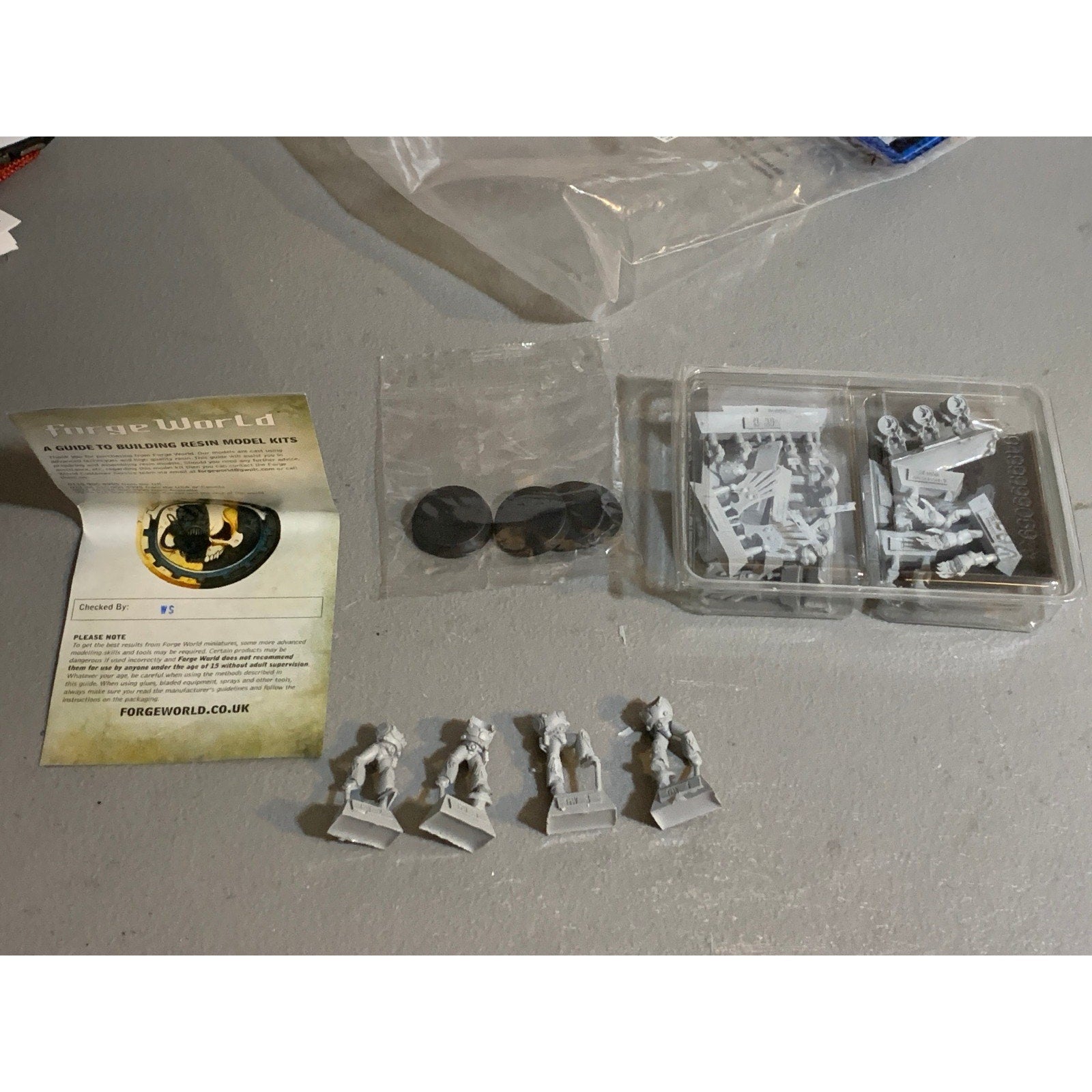 SA31112 WARHAMMER FORGE WORLD 30K HORUS RAVEN GUARD DARK FURY ASSAULT INCOMPLETE