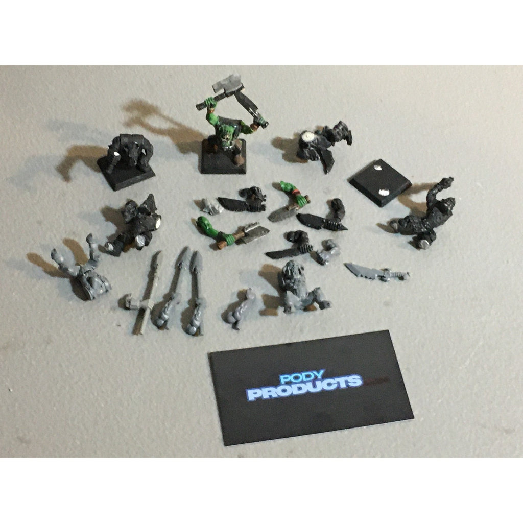 A33618 WARHAMMER FANTASY ORCS & GOBLINS INCOMPLETE BOYZ + BITS LOT GW