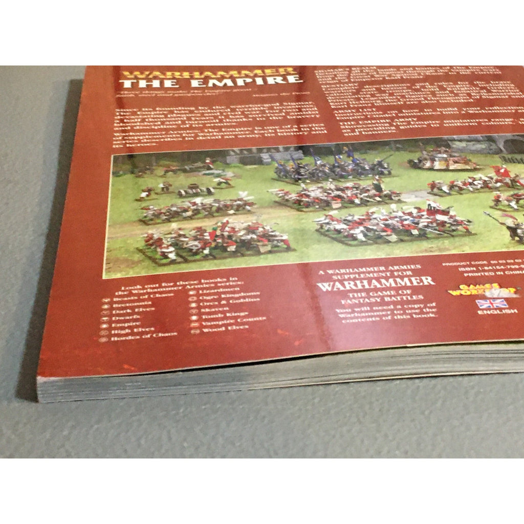 BOOK WARHAMMER FANTASY THE EMPIRE ARMY BOOK GW GAMES WORKSHOP