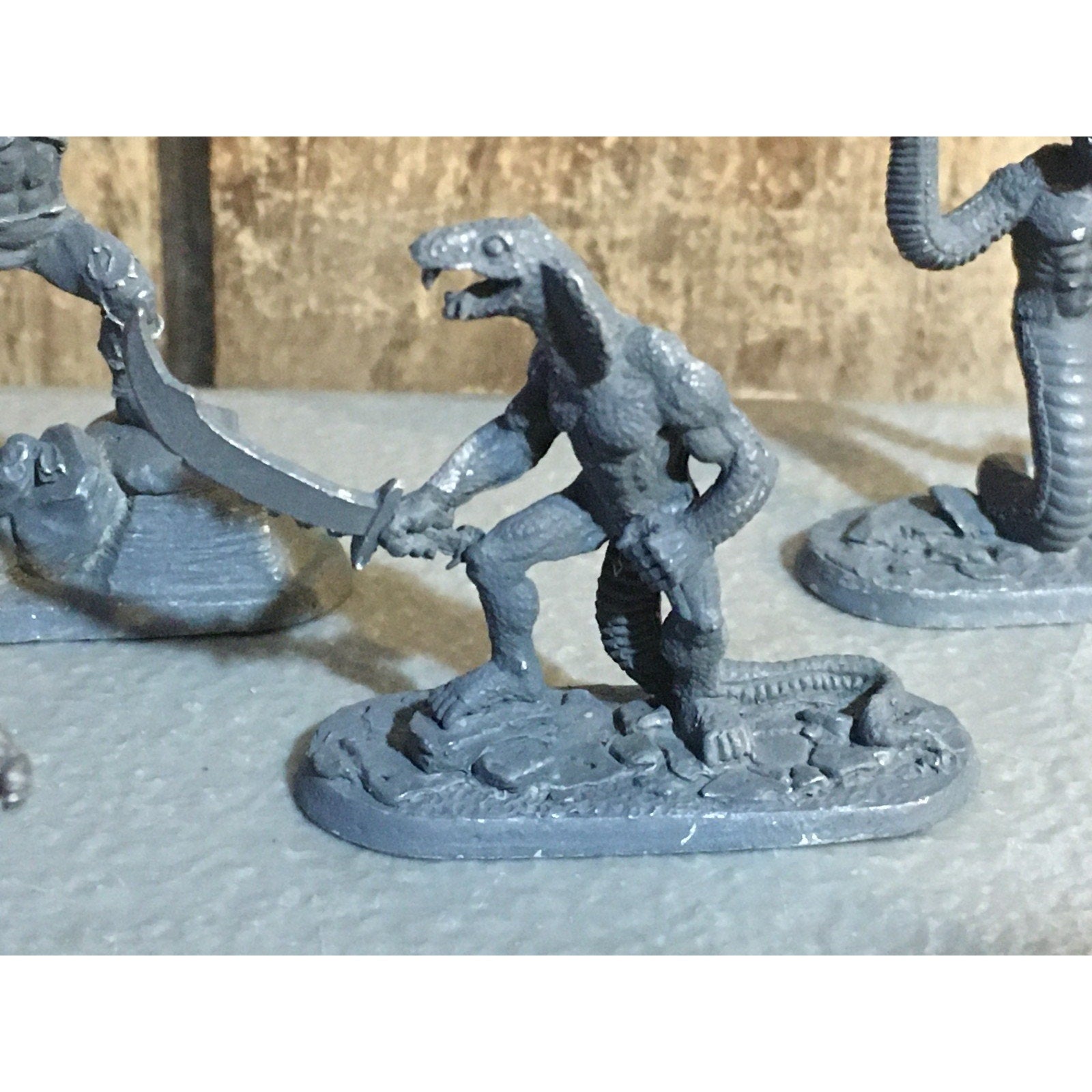 A32869 RAL PARTHA METAL MINIATURES 4 PK NAGA GIANT + INC WOMAN TABLETOP
