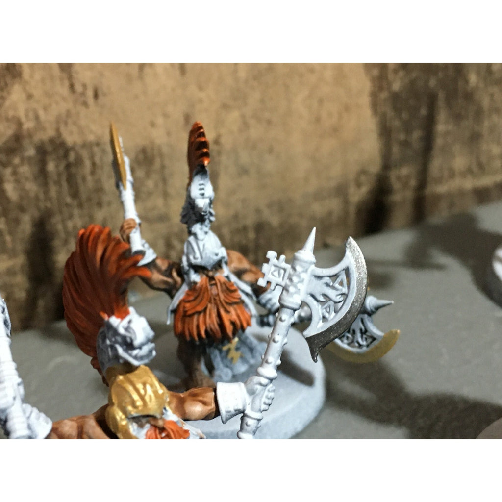 A20178 WARHAMMER FANTASY AOS FYRESLAYERS VULKITE BERZERKERS 10 PK PRIMED