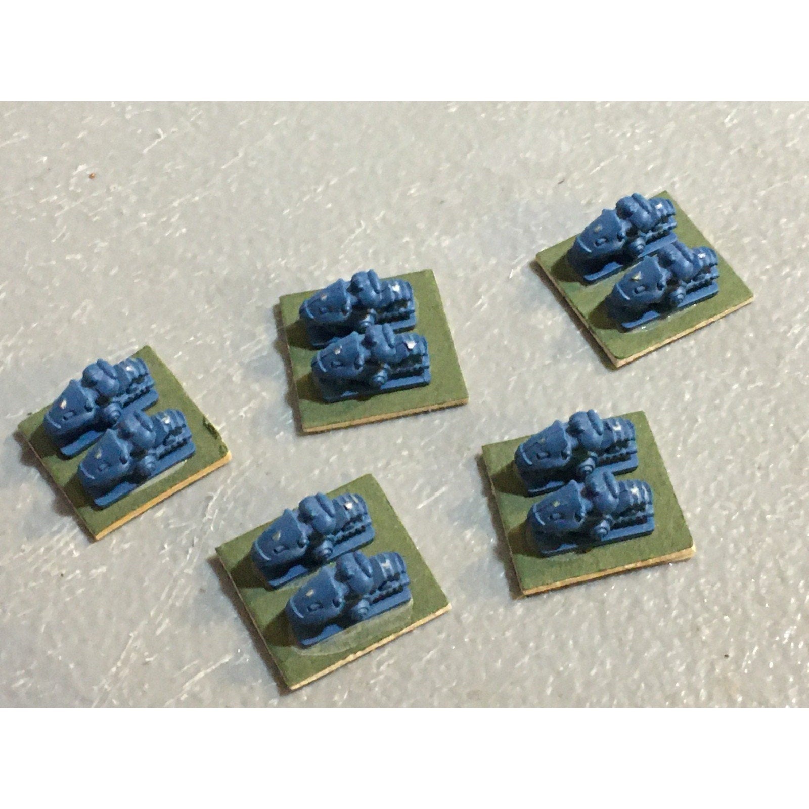 A25120 WARHAMMER 40K EPIC SPACE MARINES BIKES 5 CUSTOM STANDS GW